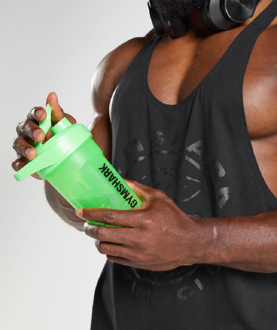 Butelki wody Damskie Gymshark Shaker Zielone | PL 2161XYU